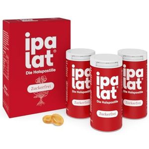 Ipalat - Halspastillen - Suikervrij - 120 stuks - Gezondheidsproduct