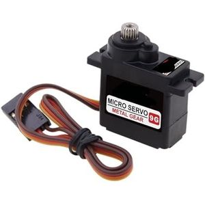 SAEVVCJWW B11DLS 9g Upgrade Metalen Gear 2.8KG 0.1s Hoge Koppel Mini Digitale Afstandsbediening Servo Motor (B11DLS JR Servo)