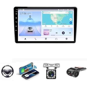 Android 13 2 DIN Autoradio Stereo 9 inch Screen voor Peugeot 408 308 308SW 2013-2017 GPS Navigatiesysteem FM AM RDS DAB+ Radio Carplay Android Auto Qualcomm BT 5.0 Dolby DTS(NF-3 8Core 2+32G)