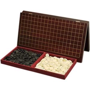 Go Bordspel, Go Game Set, enkele convexe speciale kwaliteit Yunzi-stenen en twee go-stukken lade geschikt for go-liefhebbers, cadeaus for heren (kleur: B1) (kleur: A1) (Color : A2)