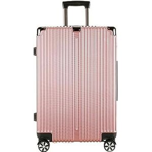 Lichtgewicht Koffer Grote Capaciteit Handbagage Combinatieslot Koffer Voor Mannen En Vrouwen Bagage Koffer Bagage (Color : F, Size : 22inch)