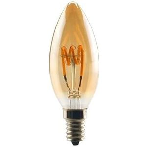 ZeZhen LED-lampen Retro Vintage LED Spiraal Filament Gloeilamp 220 V 2200K 4W 40W Dimbaar Edison Lamp C35 T45 A19 A60 ST64 G80 G95 G125 LED-lichtlamp (Kleur : C35 E14 4W)