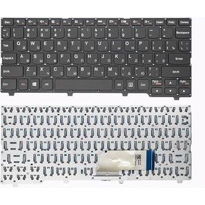 Russisch laptoptoetsenbord voor Ideapad 100S 100S-11IBY -11IBR(RU New Black)