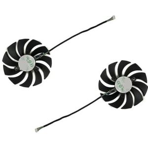 2 stuks/set 95MM GAA8S2U/CF1010U12S, GPU VGA-koeler, grafische kaartventilator voor ZOTAC voor GAMING voor GeForce voor RTX 3070 AMP(GAA8S2U)