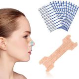 Neuspleisters, snurkstopper, snurkstop, neusstrips tegen snurken, neusstrips om te sporten, slapen, anti-snurkpleisters, beter ademen, neusstrips, maat L, 250 stuks