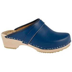 MB Clogs Klompschoenen standaard klompen wit (white) dames clogs, blauw, 40 EU