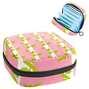 verse cirrus, Periode Pouch Draagbaar, Tampon Opbergtas, Tampon Houder voor Portemonnee Vrouwelijke Product Organizer, Meerkleurig, 4.7x6.6x6.6 in/12x17x17 cm