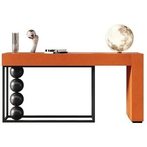 Vickyliou Entrance Table, moderne entreeconsole van hout, 120 cm, smalle tafel voor woonkamer, consoletafel met opbergruimte