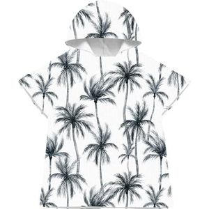 LOMTRATS Sneldrogende surfponcho, wikkeldoek, badjas, capuchontrui voor volwassenen, mannen, vrouwen of gezinnen, microvezel, zwemmen, strand, surfen, duiken, baden thuis