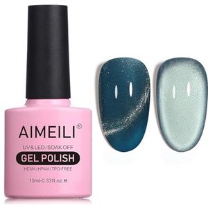 AIMEILI Hema Free Cat Eye Gel Nagellak UV LED Gellack Soak Off Vegan Cruelty-Free Gel Polish 10ml (749)