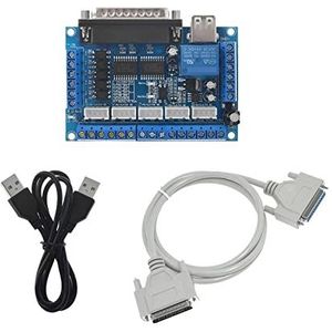 5-as CNC Breakout bord met USB Kabel for stappenmotor Driver Parallelle poortregeling
