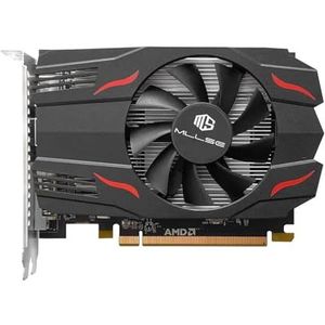 Mllse Radeon RX 550 grafische kaart, 4 GB GDDR 5 128-bit gaming videokaart, DP + HDMI + DVI, PCIe 3.0×8 computerspel GPU (Radeon RX 550 enkele ventilator)
