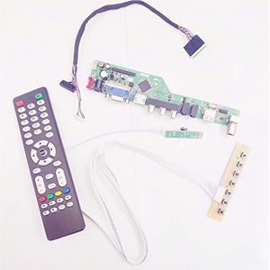 voor N101LGE-L11/L21/L31/L41 Notebook PC 10.1 inch TV Screen Controller Drive Board LVDS 40Pin WLED VGA+HDMI+AV+USB+RF 1024600 kit (N101LGE-L11)