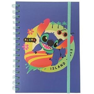 Pyramid International Disney Lilo en Stitch Wiro notitieboek (Acid Pops Design) A5 schrijfboek en dagboek, Lilo en Stitch cadeaus voor meisjes, jongens, vrouwen en mannen - officiële koopwaar
