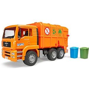 bruder 02760 - MAN TGA vuilniswagen, vuilnisophaaldienst, vuilniswagen, vrachtwagen, speelgoed
