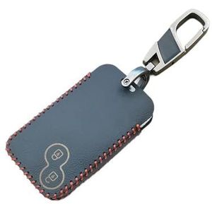 Autosleutelhangerafdekking Leren Sleutelhoes Voor Clio Voor Logan Voor Megane 2 3 Voor Koleos Voor Scenery Card 2-knops Slimme Afstandsbediening Hoes Accessoires Behuizing Sleutel Shell