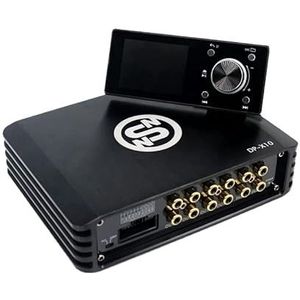 Sennuopu X10, Auto Audio Versterker met DSP, 4 Kanaals Versterker 8 Kanaals Sighal Digitale Processor, 31 Bands Equalizer, Bluetooth Speler, met LCD Controller