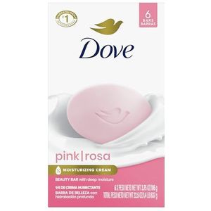 Dove W-BB-1729 roze snitstaafjes, 6 x 4,25 ounces