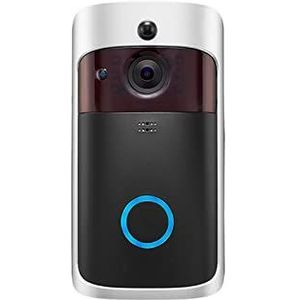 CMOLVUR Video Deurbel Camera, Camera HD Draadloze Bediening Bewegingsmelder Luidspreker Nachtzicht,Smart Home Apparaten