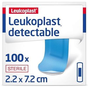 Leukoplast - Detecteerbare Pleisters - Blauw - 100 Stuks