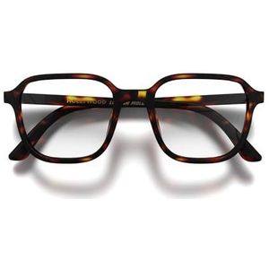 London Mole® Hollywood leesbril | Coole vierkante lezers | Heren dames unisex | Veer scharnieren