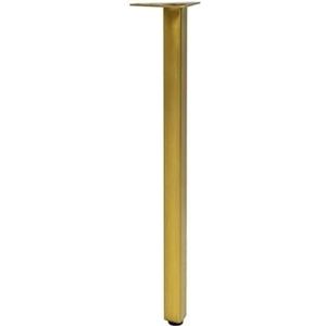 MIKFOL Badkamer kast steun benen roestvrij staal geborsteld goud dressoir benen tv-kast bank poten vierkante hardware poten salontafel poten (kleur: geborsteld goud hoogte 40 cm)