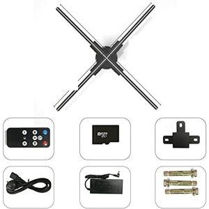 3D hologram ventilator, 22.04 ""25.6"" 31.5"" 39.37"" 3d Fan Hologram Projector Holografische Imaging Speler Reclame Display Ondersteuning Afbeeldingen En Video(80cm)