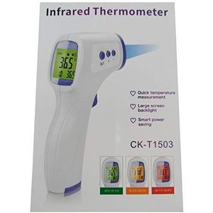 Infrarood koortsthermometer contactloze koortsthermometer digitaal 3 kleuren display handleiding Duits meting 1 seconde