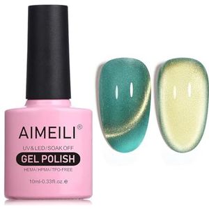 AIMEILI Hema Free Cat Eye Gel Nagellak UV LED Gellack Soak Off Vegan Cruelty-Free Gel Polish 10ml (751)