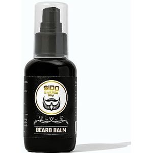 SIDO BARBER - Baardbalsem met aloë vera (100 ml, citrusgeur), aftershave balsem voor verzorging en na het scheren - aftershave Beard balsem voor heren met kokosolie en jojoba-olie - baardcrème voor