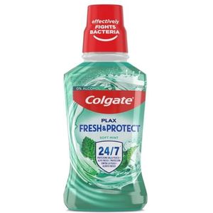 Colgate Plax mondwater voor het verwijderen van tandplaque, muntsmaak, 250 ml