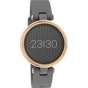 Oozoo Q4 Smartwatch uniseks fitnesshorloge 39 mm met 16 mm siliconen armband voor dames en heren | fitness polshorloge met stappenteller | fitnesstracker sporthorloge voor iOS en Android