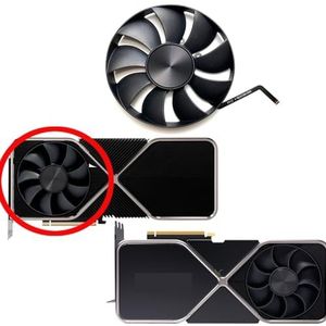 Vervangende ventilator voor NVIDIA GeForce RTX3090 3090ti FE grafische kaart DAPA1115B2UP001 AFB1112HD-00(Front fan)