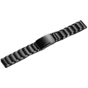 Titanium band geschikt for Huawei Ultimat 22 mm herenarmband geschikt for Samsung Galaxy Watch 3 45 mm Gear S3 geschikt for horloge GT3 Pro 46 mm band(Black,For huaweigt3 pro 46)