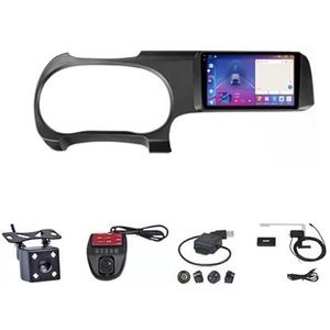 Android Double Din Car Stereo 9 Inch Touchscreen Autoradio Autotoebehoren Multimedia Stuurwielbediening met Navigatie Plug And Play Voor Hyundai i10 III 3 2019-2023 (Size : M100S WIFI 1G+16G)