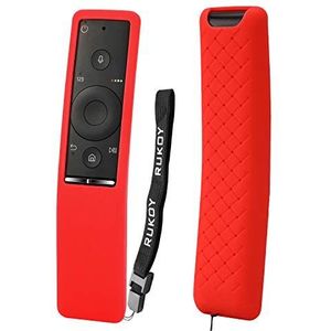 Rukoy Beschermhoes voor Samsung Smart TV afstandsbediening BN59-serie, antislip voor kinderen, antislip, anti-verloren met hand Stra