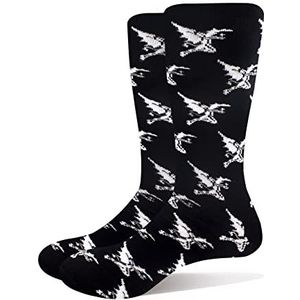 Black sabbath Ankle Sokken Logo and Demon Officieel Unisex Zwart (UK SIZE 7 - One Size