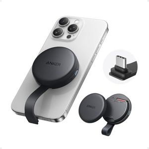 Anker MagGo USB-C adapter magnetische SD-geheugenkaartlezer voor 15 serie & meer, met kabel, 2 SD- & TF-kaarten, 312 MB/s gegevensoverdracht USB-C