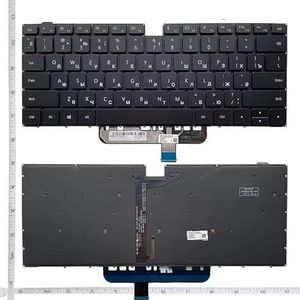 US RU Laptop Toetsenbord Voor Huawei voor MagicBook HYLR-WFP9 NbIL-WFQ9HN NbDE-WFH9 HBB-WAH9PHNL NDR-WFH9HN BDR-WFE9HN NMH-WFQ9HN(PURPLE)