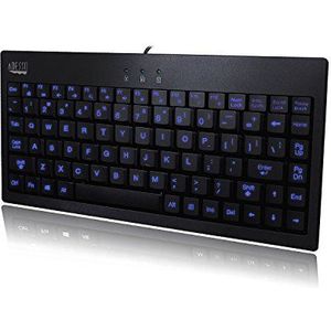 ADESSO - AKB-110EB - SlimTouch 110 - Verlicht Mini-Toetsenbord - Zwart
