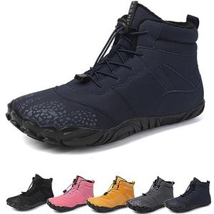 Blotevoetenschoenen voor de winter, outdoor, blote voetschoenen, heren, dames, herfst, winter, waterdichte blotevoetenschoenen, blote voeten schoenen, blauw C., 38 EU