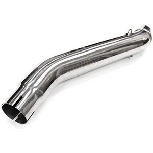 LFYEQZ Voor Kawasaki Voor Z750 Voor Z 750 2007-2012 Motorfiets Uitlaat Midden Pijp Uitlaat Connector Adapter Link Pijp Roestvrij Accessoires