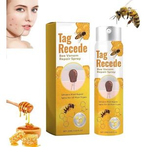 TagRecede Bijengif Spray, Wrattenverwijderingsspray Skin Tag Verwijdering Bijengif, Voor Alle Huidtypes (1PCS)