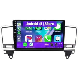 Android Radio voor Benz ML350 (W163) 2001-2005, 9 inch Touchscreen Autoradio met Wireless CarPlay Android Auto Bluetooth WIFI(4Core(1+32GB))