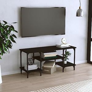 AJJHUUKI Entertainment Centra & TV Stands TV-meubel Zwart 102x35x45,5 cm Engineered Houten Meubels
