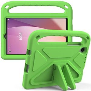 Tablet PC-hoes Compatible With Lenovo Tab M8 (4rd Gen) TB-300FU/TB-300XU（2023), Shock Absorbing, With Handle,EVA, Holder, Sturdy Tablet Case For Kids, Lightweight Bescherming(Ye?il)