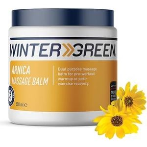 Wintergreen Arnica Massagebalsem 500ml - Dual-Purpose spierverlichting voor warming-up vóór de training en herstel na de training