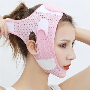Dubbele kinreductiemiddel, gezichtsafslankband, V-vormige maskereliminator, verwijderaar, tape, riem voor vrouwen, anti-rimpel gezichtsmasker, liftin