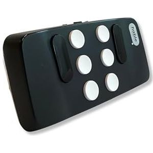Hable One Kleinste brailletoetsenbord voor mensen met een visuele beperking voor iPhone, Android en tablets dat typen gemakkelijker en sneller maakt voor slechtzienden en blinden