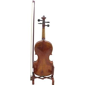 Leoie Draagbare Verstelbare Opvouwbare Muziek Instrument Stand met Bow Houder voor Viool Stand